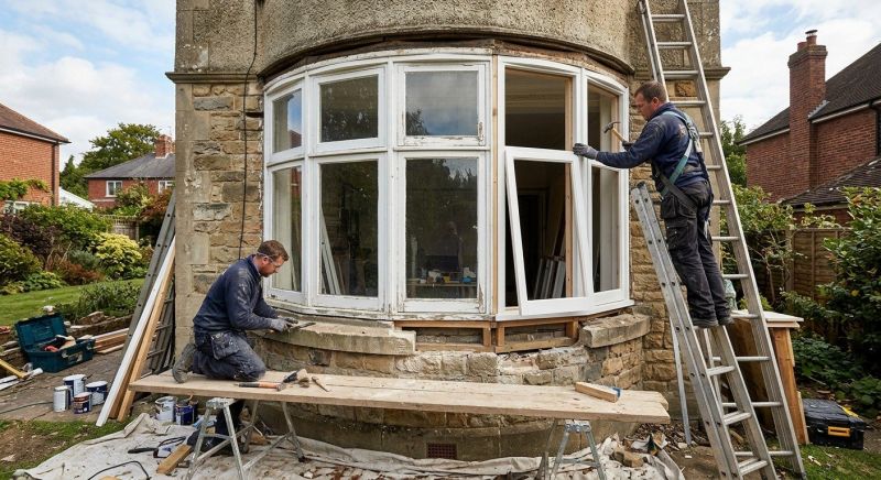 Curved Window Repair in Olathe, KS